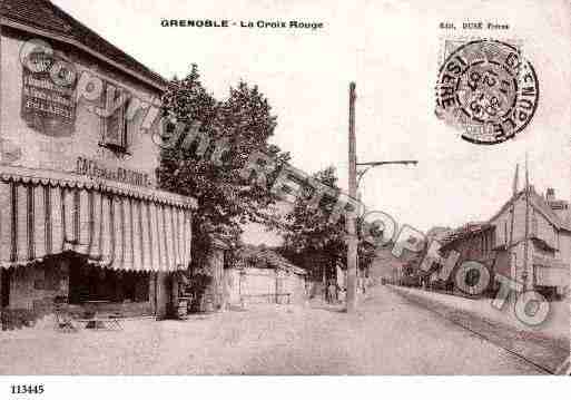 Ville de GRENOBLE, carte postale ancienne