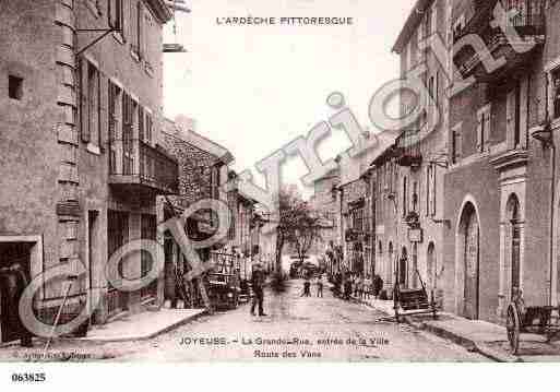 Ville de JOYEUSE, carte postale ancienne