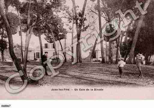 Ville de JUANLESPINS, carte postale ancienne