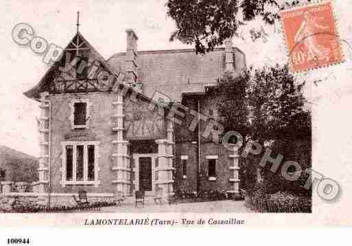 Ville de LAMONTELARIE, carte postale ancienne