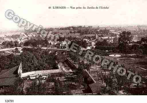 Ville de LIMOGES, carte postale ancienne