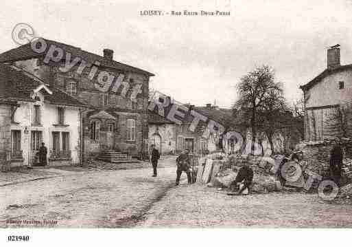 Ville de LOISEYCULEY, carte postale ancienne