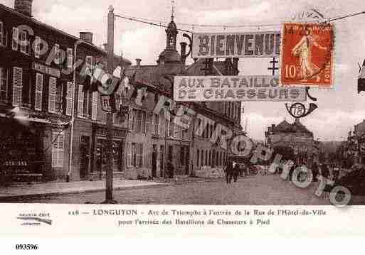 Ville de LONGUYON, carte postale ancienne