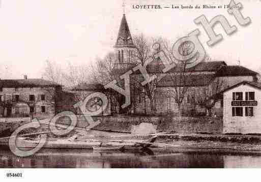 Ville de LOYETTES, carte postale ancienne