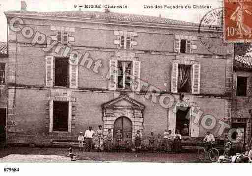 Ville de MIGRE, carte postale ancienne