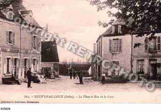 Ville de NEUVYPAILLOUX, carte postale ancienne