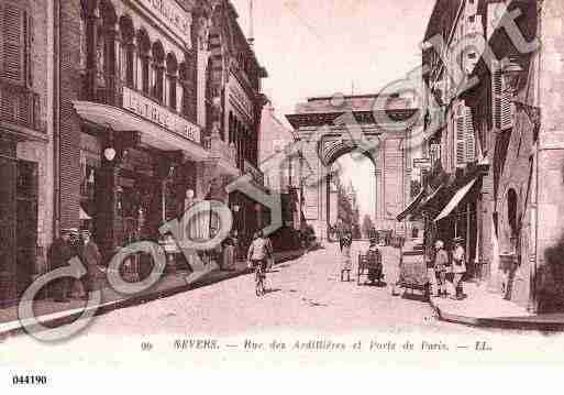 Ville de NEVERS, carte postale ancienne