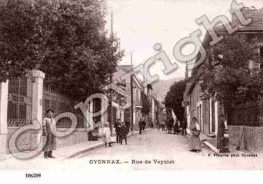 Ville de OYONNAX, carte postale ancienne