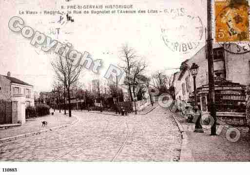 Ville de PRESTGERVAIS(LE), carte postale ancienne