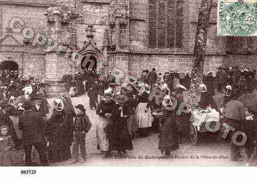 Ville de QUIMPER, carte postale ancienne