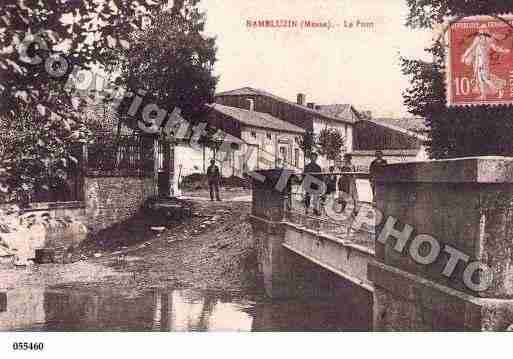 Ville de RAMBLUZIN, carte postale ancienne