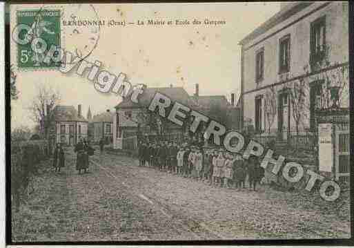 Ville de RANDONNAI, carte postale ancienne