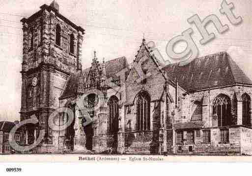 Ville de RETHEL, carte postale ancienne