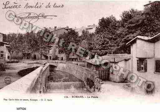 Ville de ROMANSSURISERE, carte postale ancienne