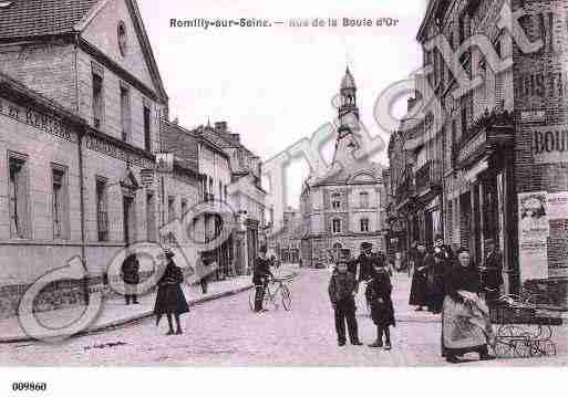 Ville de ROMILLYSURSEINE, carte postale ancienne