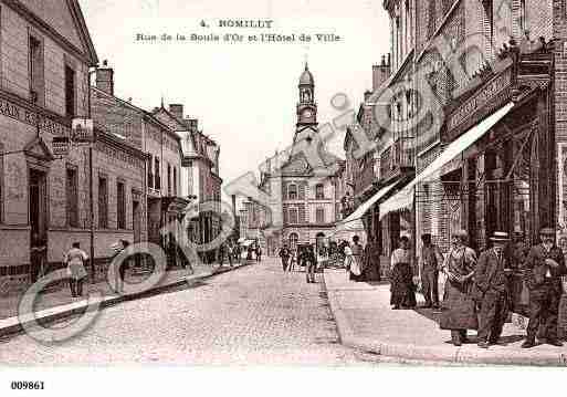 Ville de ROMILLYSURSEINE, carte postale ancienne