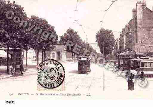 Ville de ROUEN, carte postale ancienne