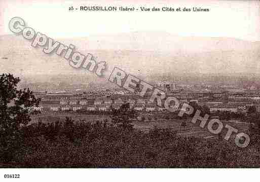 Ville de ROUSSILLON, carte postale ancienne