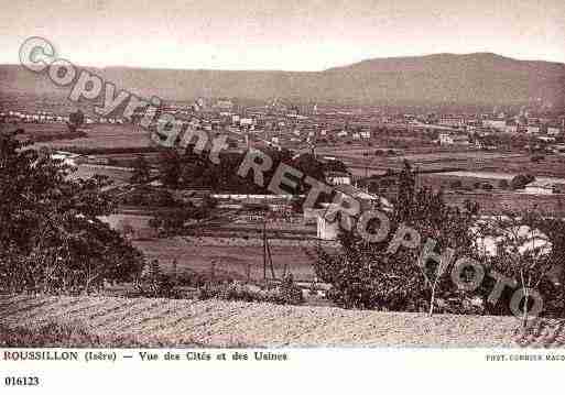 Ville de ROUSSILLON, carte postale ancienne