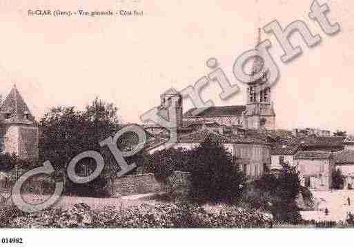 Ville de SAINTCLAR, carte postale ancienne