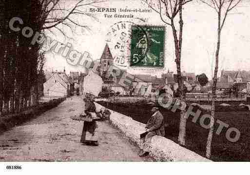 Ville de SAINTEPAIN, carte postale ancienne