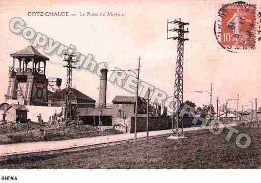 Ville de SAINTGENESTLERPT, carte postale ancienne