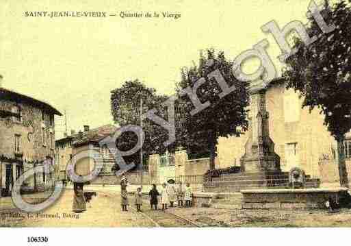 Ville de SAINTJEANLEVIEUX, carte postale ancienne