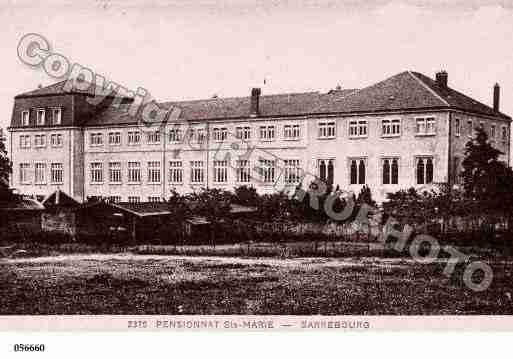 Ville de SARREBOURG, carte postale ancienne