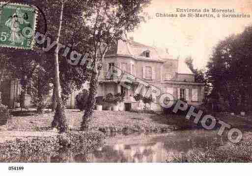 Ville de SERMERIEU, carte postale ancienne