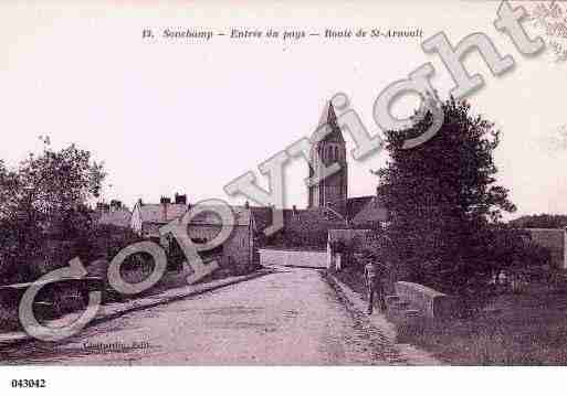 Ville de SONCHAMP, carte postale ancienne