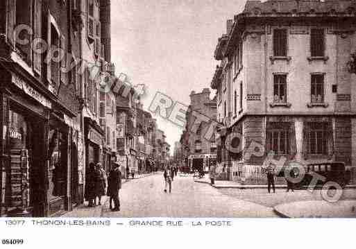 Ville de THONONLESBAINS, carte postale ancienne