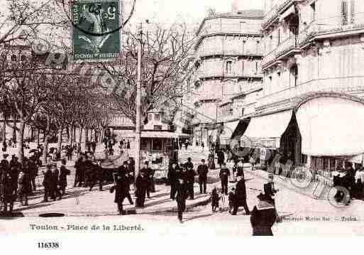 Ville de TOULON, carte postale ancienne