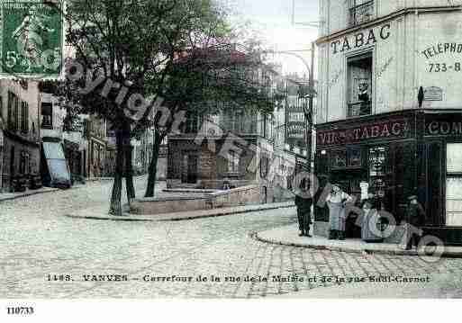 Ville de VANVES, carte postale ancienne