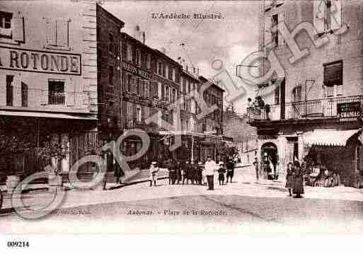 Ville de AUBENAS, carte postale ancienne