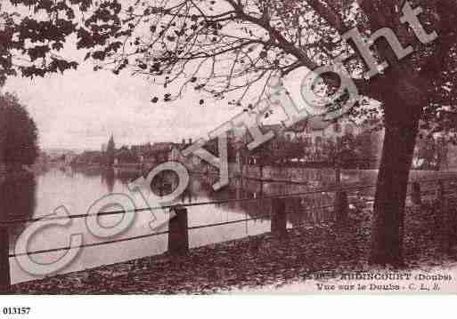 Ville de AUDINCOURT, carte postale ancienne