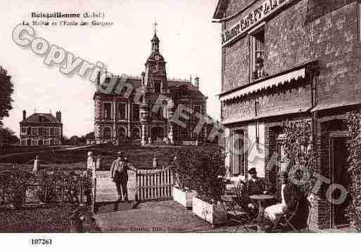 Ville de BOISGUILLAUME, carte postale ancienne