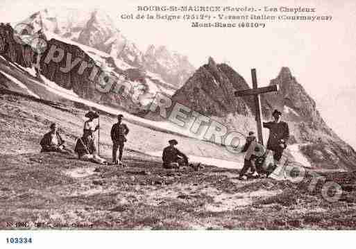 Ville de BOURGSAINTMAURICE, carte postale ancienne