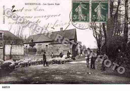 Ville de BOURSEVILLE, carte postale ancienne