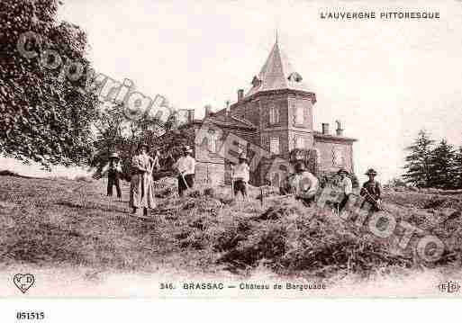 Ville de BRASSACLESMINES, carte postale ancienne