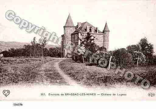 Ville de BRASSACLESMINES, carte postale ancienne