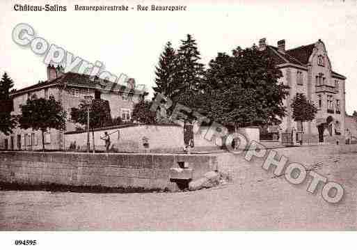 Ville de CHATEAUSALINS, carte postale ancienne