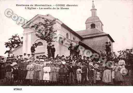 Ville de COISE, carte postale ancienne