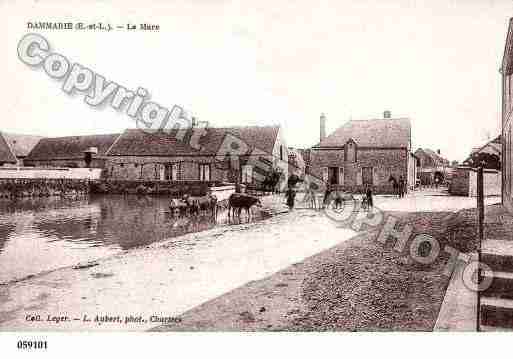 Ville de DAMMARIE, carte postale ancienne