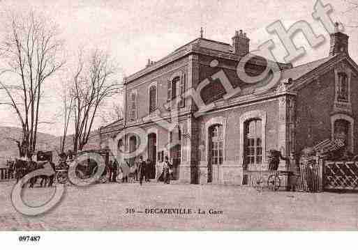 Ville de DECAZEVILLE, carte postale ancienne