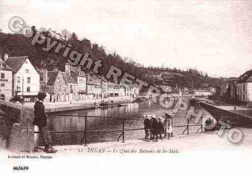 Ville de DINAN, carte postale ancienne