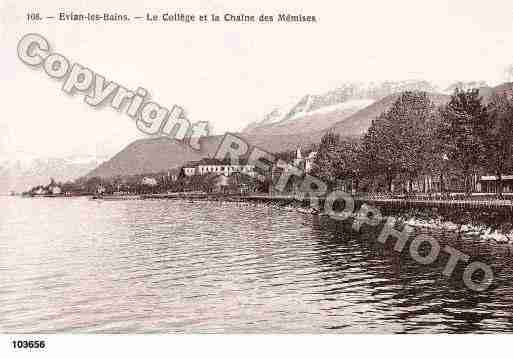 Ville de EVIANLESBAINS, carte postale ancienne