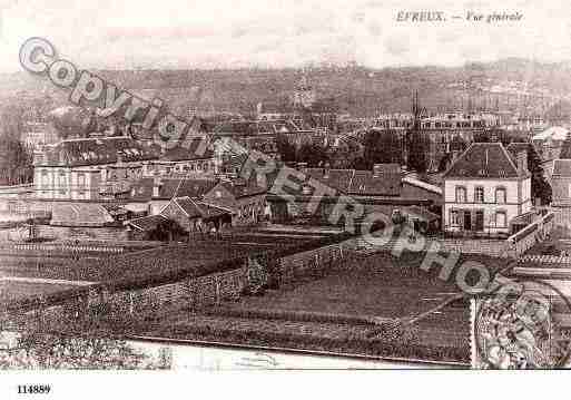 Ville de EVREUX, carte postale ancienne