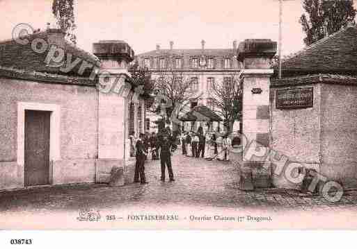 Ville de FONTAINEBLEAU, carte postale ancienne