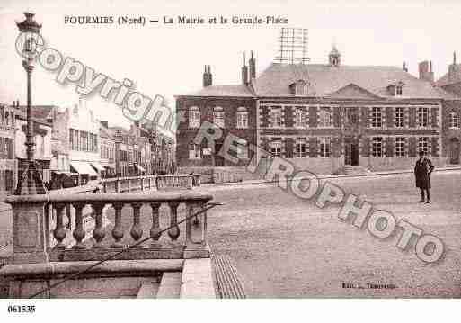 Ville de FOURMIES, carte postale ancienne