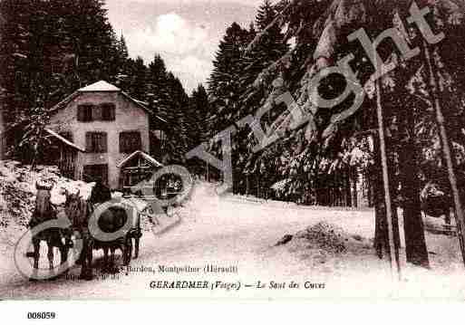 Ville de GERARDMER, carte postale ancienne